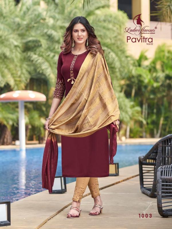 LF Pavitra 2 Fancy Rayon Embroidery Readymade Salwar 